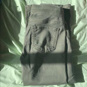 High waisted cropped pants